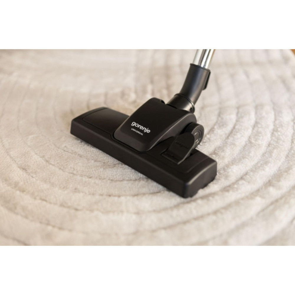 Пилосос Gorenje мішковий, 750Вт, конт пил -3л, HEPA, телескоп трубка, синій