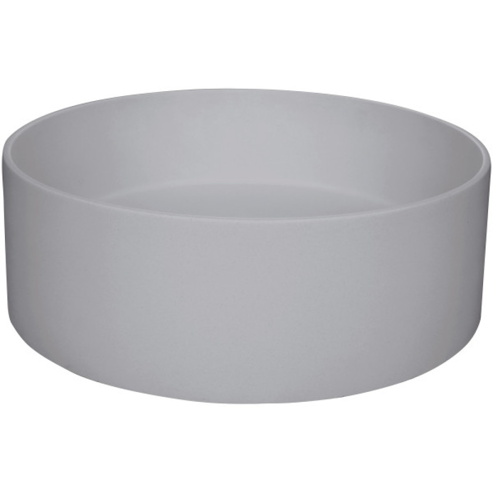 Раковина Deante Silia, граніт, кругла, без крила, диаметр 360х105мм, чаша - 1, накладна, сірий