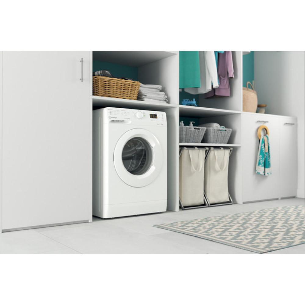 Пральна машина Indesit фронтальна, 5кг, 1000, A++, 43см, білий
