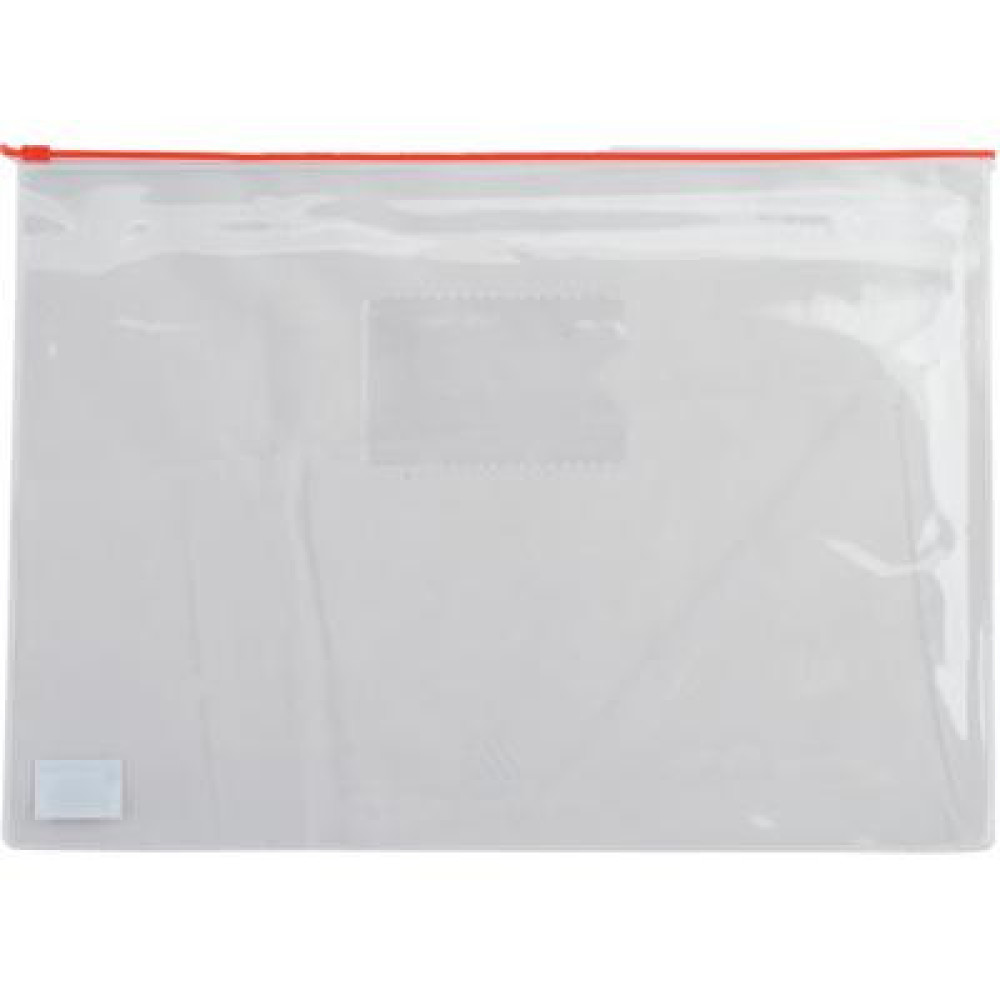 Папка на блискавці Buromax А5, plastic zipper red (BM.3947-05)