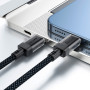 Дата кабель USB-C to USB-C 1.2m 60W stainless steel C12-03 Black Acefast (6974316283317) Дата кабель USB-C to USB-C 1.2m 60W stainless steel C12-03 Black Acefast (6974316283317)