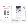 Адаптер USB-C + USB A to RJ45 Ethernet 100Mbps XO (HUB018.black) Адаптер USB-C + USB A to RJ45 Ethernet 100Mbps XO (HUB018.black)