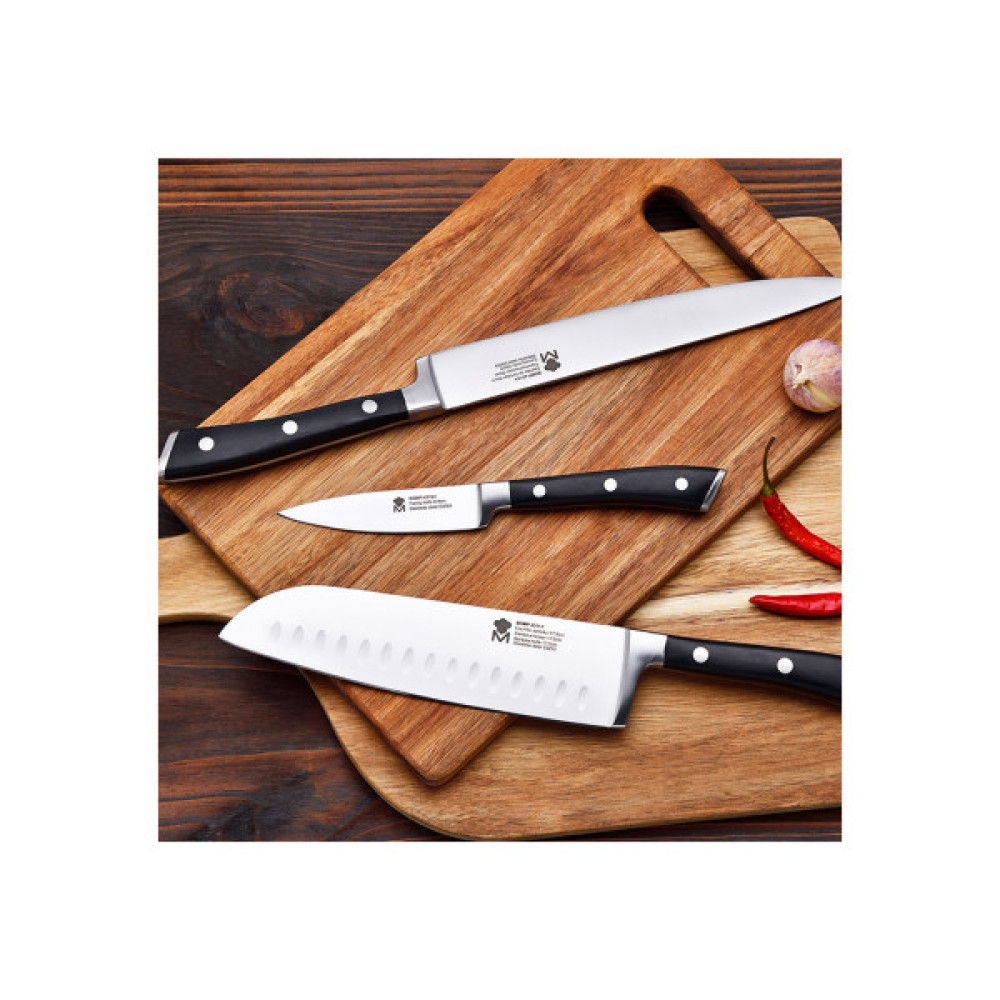 Кухонний ніж MasterPro Foodies collection сантоку 17,5 см (BGMP-4311)