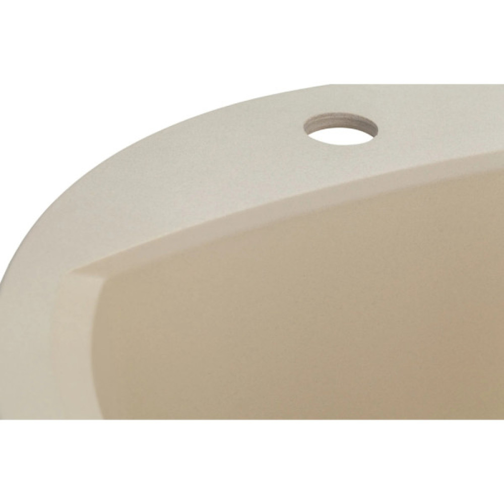 Мийка кухонна GRANADO RONDA ivory з сифоном (470*490mm.) (gr2204)