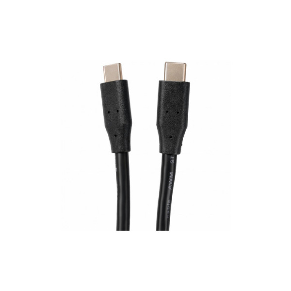 Дата кабель USB-C to USB-C 1.5m 60W black Kingda (KD-UCUC3002-1.5m)