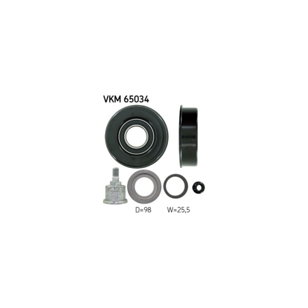 Ролик натягувача ременя SKF VKM 65034