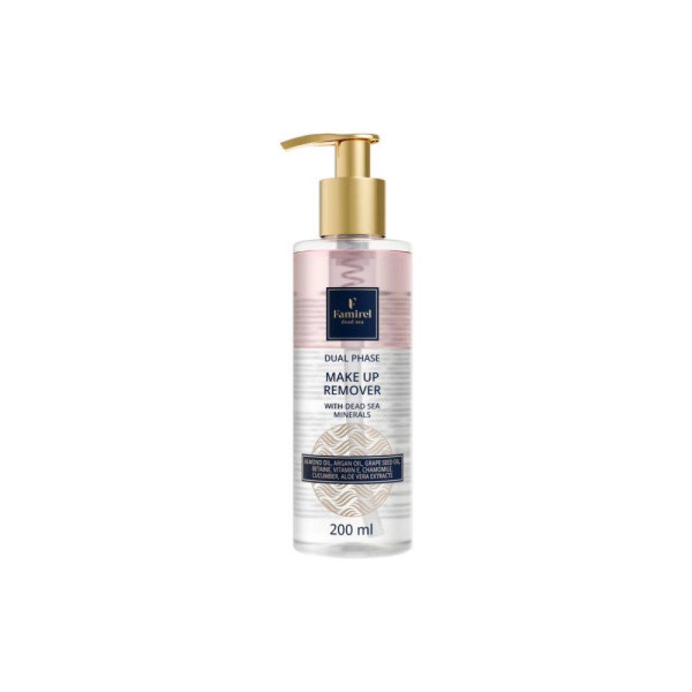 Засіб для зняття макіяжу Famirel Dual Phase Make Up Remover Двофазний 200 мл (7290114085656)