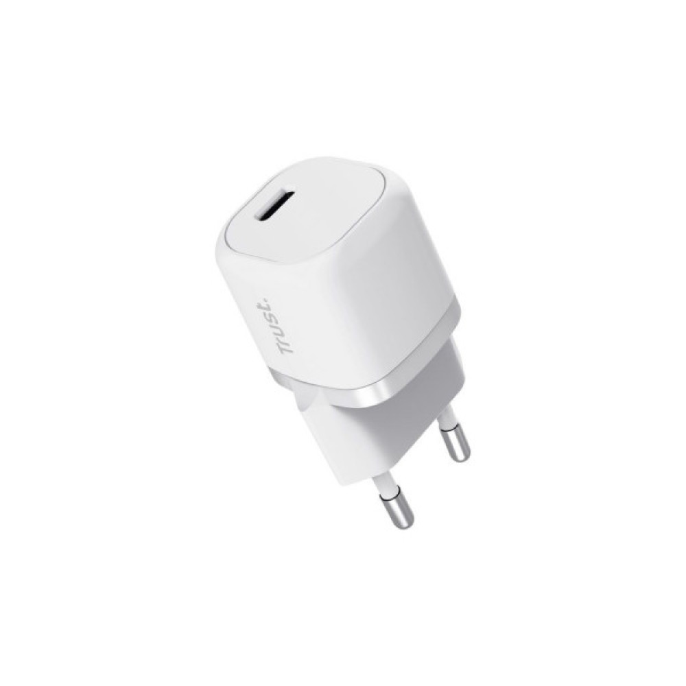 Зарядний пристрій Trust Maxo 20W USB-C PD white (25205_TRUST)