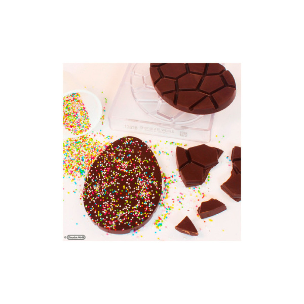 Форма для шоколаду Chocolate World серія "Easter" Пасхальне яйце 100 г (12028 CW)