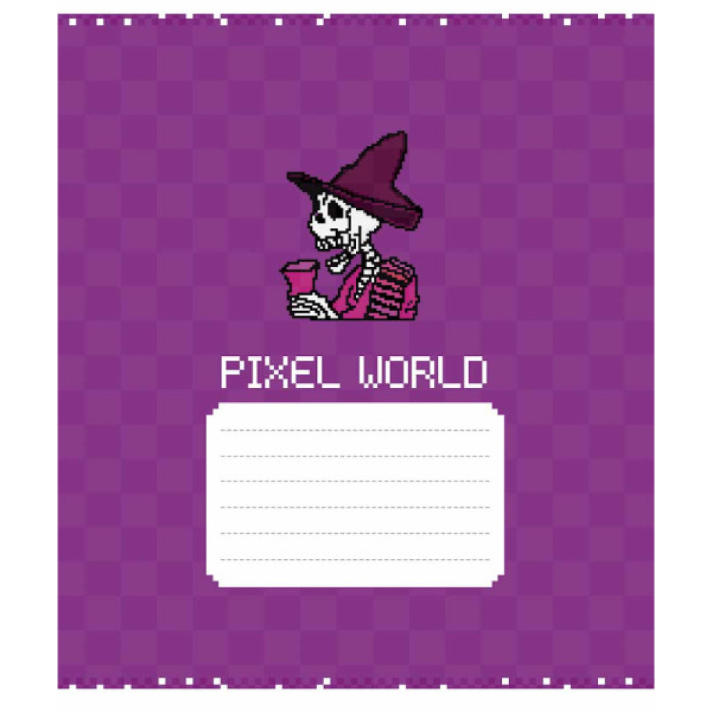 Зошит Школярик 12 аркушів клітинка (012-3563K)