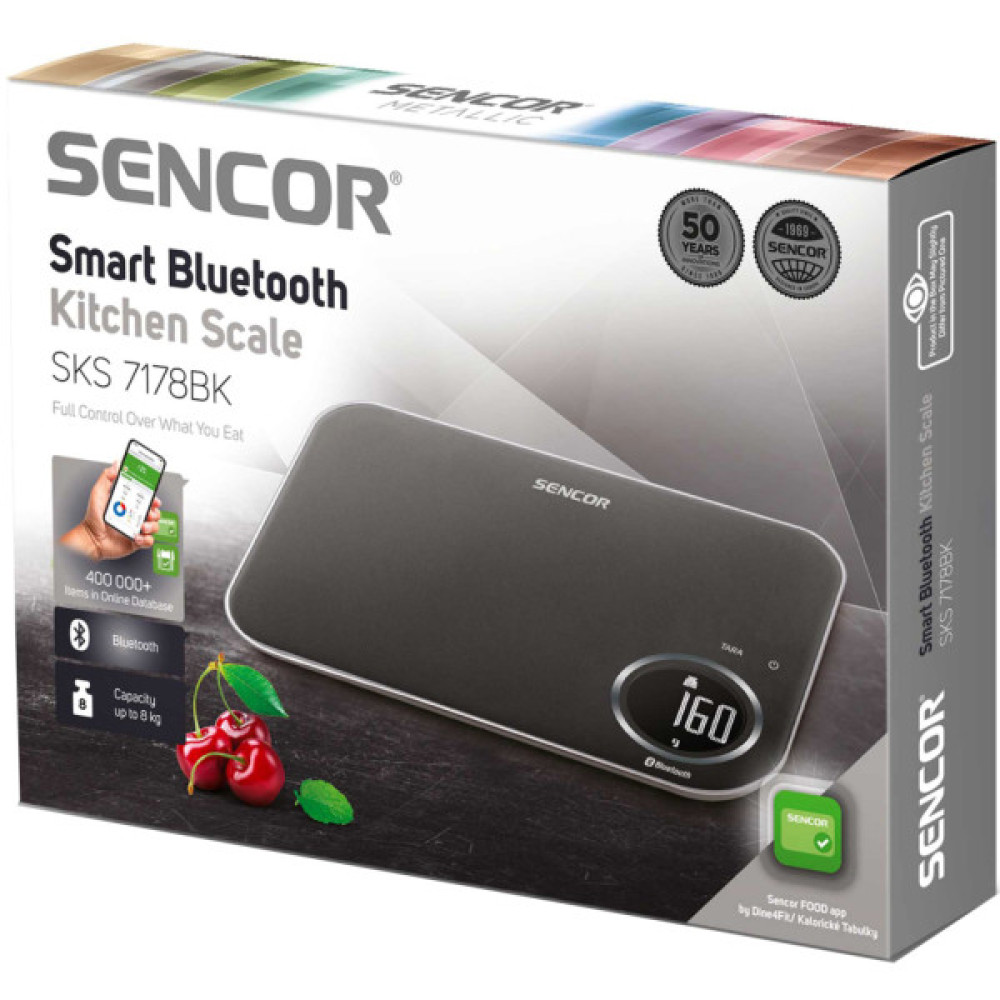 Ваги кухонні Sencor SKS7178BK