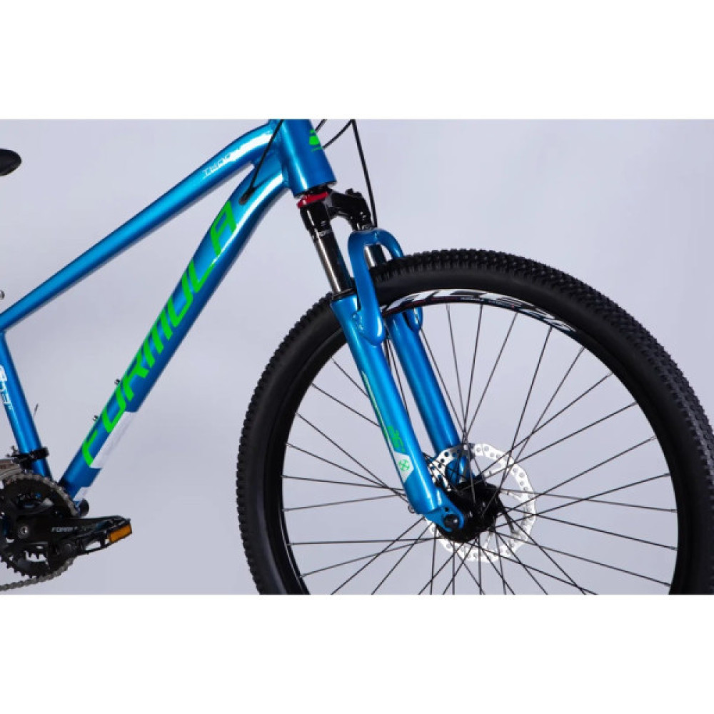 Велосипед Formula 26" THOR DD CS рама-13" AL 2026 синій з зеленим (OPS-FR-26-813)