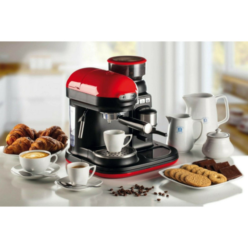 Ріжкова кавоварка еспресо Ariete 1318 Espresso Moderna Red (00M131800AR0)