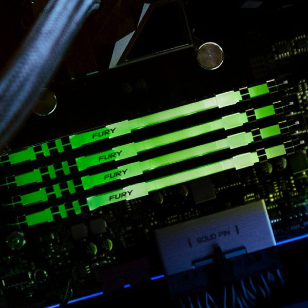 Пам'ять ПК Kingston DDR4  16GB 3200 FURY Beast RGB