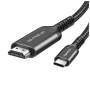 Кабель мультимедійний USB-C to HDMI M 2.0m 4K60Hz black ColorWay (CW-CBCHD077-BK) Кабель мультимедійний USB-C to HDMI M 2.0m 4K60Hz black ColorWay (CW-CBCHD077-BK)