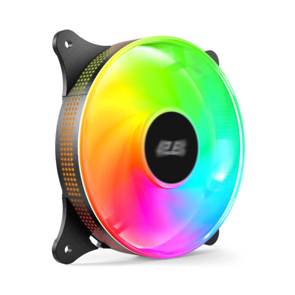 Корпусний вентилятор 2E GAMING Air Cool ACF120VB-ARGB 120мм, 1200rpm, 4pin, 23dBa, чорний