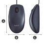 Мишка Logitech B100 Black (910-003357) Мишка Logitech B100 Black (910-003357)