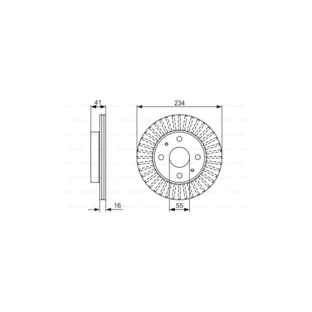 Гальмівний диск Bosch 0 986 479 592