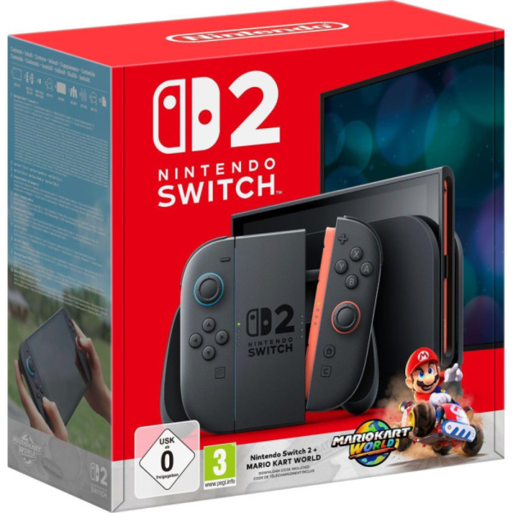 Ігрова консоль Nintendo Switch 2 Console Mario Kart World Bundle (0045496321529) Ігрова консоль Nintendo Switch 2 Console Mario Kart World Bundle (0045496321529)