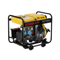 Генератор KAMA дизельний KDK7500CE3, 3-ф. 220/400V, 50Hz, 6.9kVA/5.5kW, 12.5 л, 1.5 л/год, ручний/стартер (KDK7500CE3) Генератор KAMA дизельний KDK7500CE3, 3-ф. 220/400V, 50Hz, 6.9kVA/5.5kW, 12.5 л, 1.5 л/год, ручний/стартер (KDK7500CE3)