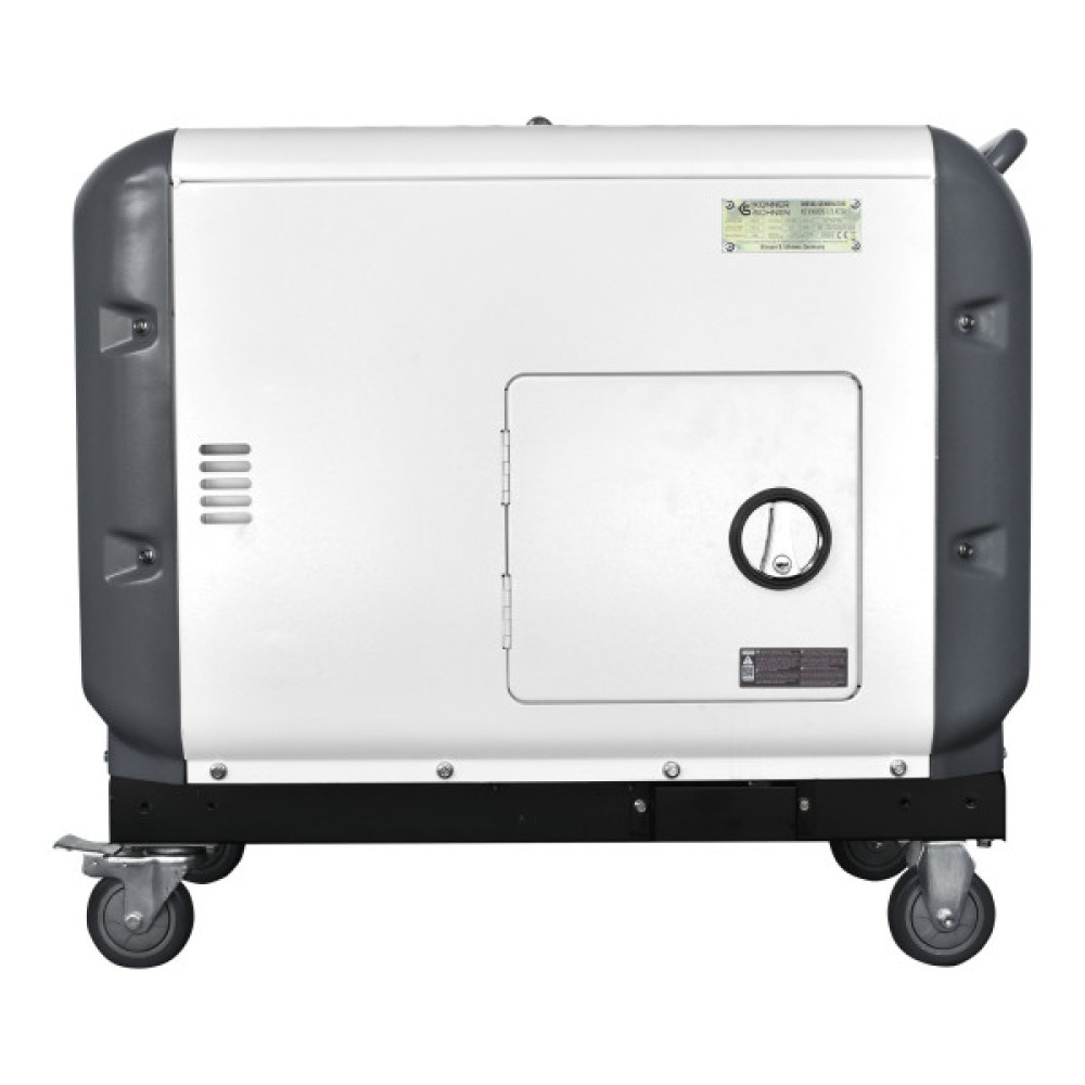 Генератор дизельний Konner&Sohnen KS 9300DE-1/3 ATSR, 230/400В, 6.5/6.0кВт, 7.5/7.0кВт, 1/3Фази, АВР(ATS), електростартер, 168кг