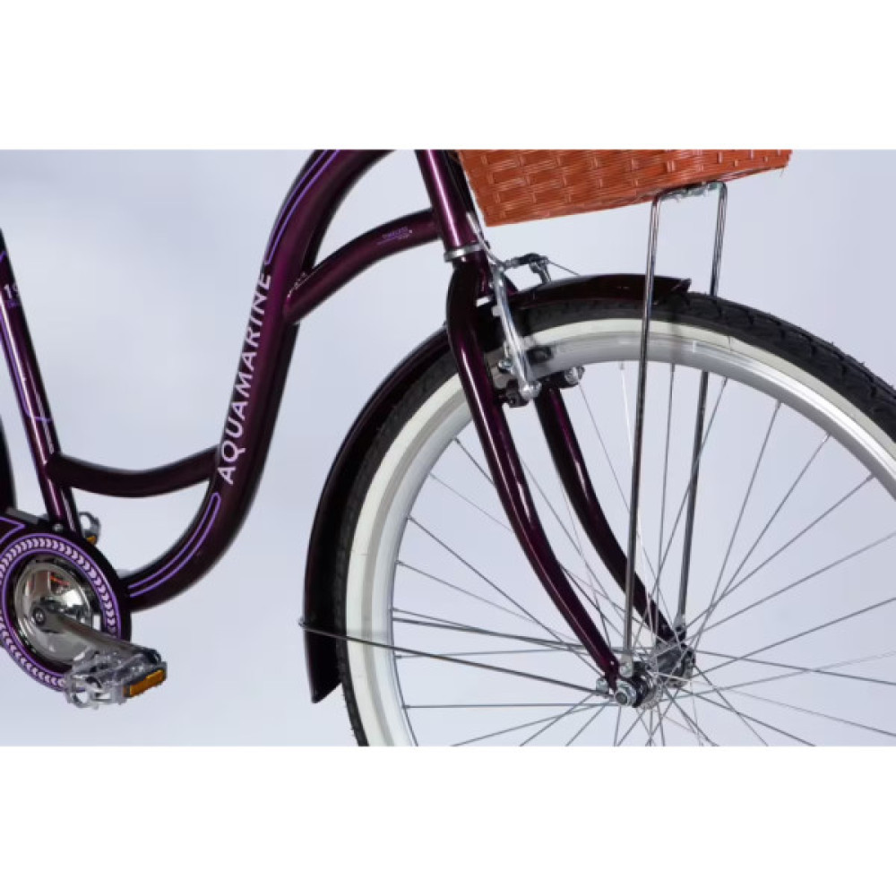 Велосипед Dorozhnik 28" AQUAMARINE BH рама-19" ST 2026 темно-фіолетовий (OPS-D-28-535)