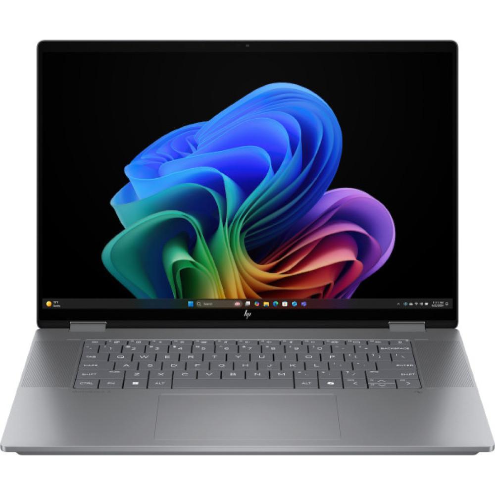 Ноутбук HP OmniBook X Flip x360 16-ar0000ua 16" 3K OLED Touch, AMD AI 7 350, 32GB, F1TB, UMA, Win11, сірий