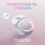 Мишка Logitech G705 Gaming Wireless/Bluetooth White (910-006367) Мишка Logitech G705 Gaming Wireless/Bluetooth White (910-006367)