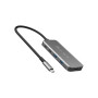 Концентратор J5create USB-C 5-in-1 2xUSB 3.2 10Gbps + 2xUSB-C 10Gbps PD 100W + HDMI 8K gray (JCH453-N)