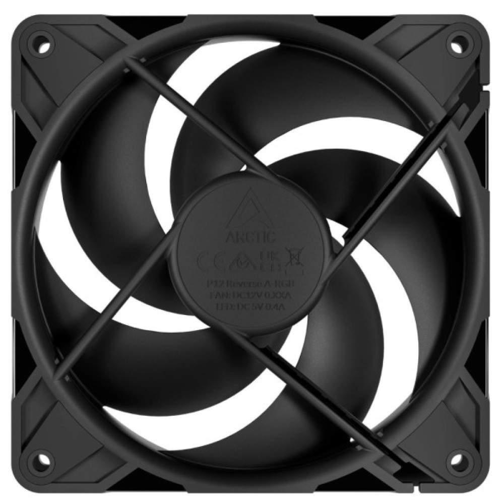 Кулер до корпусу Arctic P12 PRO REVERSE BLACK (ACFAN00331A)