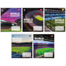 Зошит Yes World stadium А5 36 аркушів клітинка (767073)