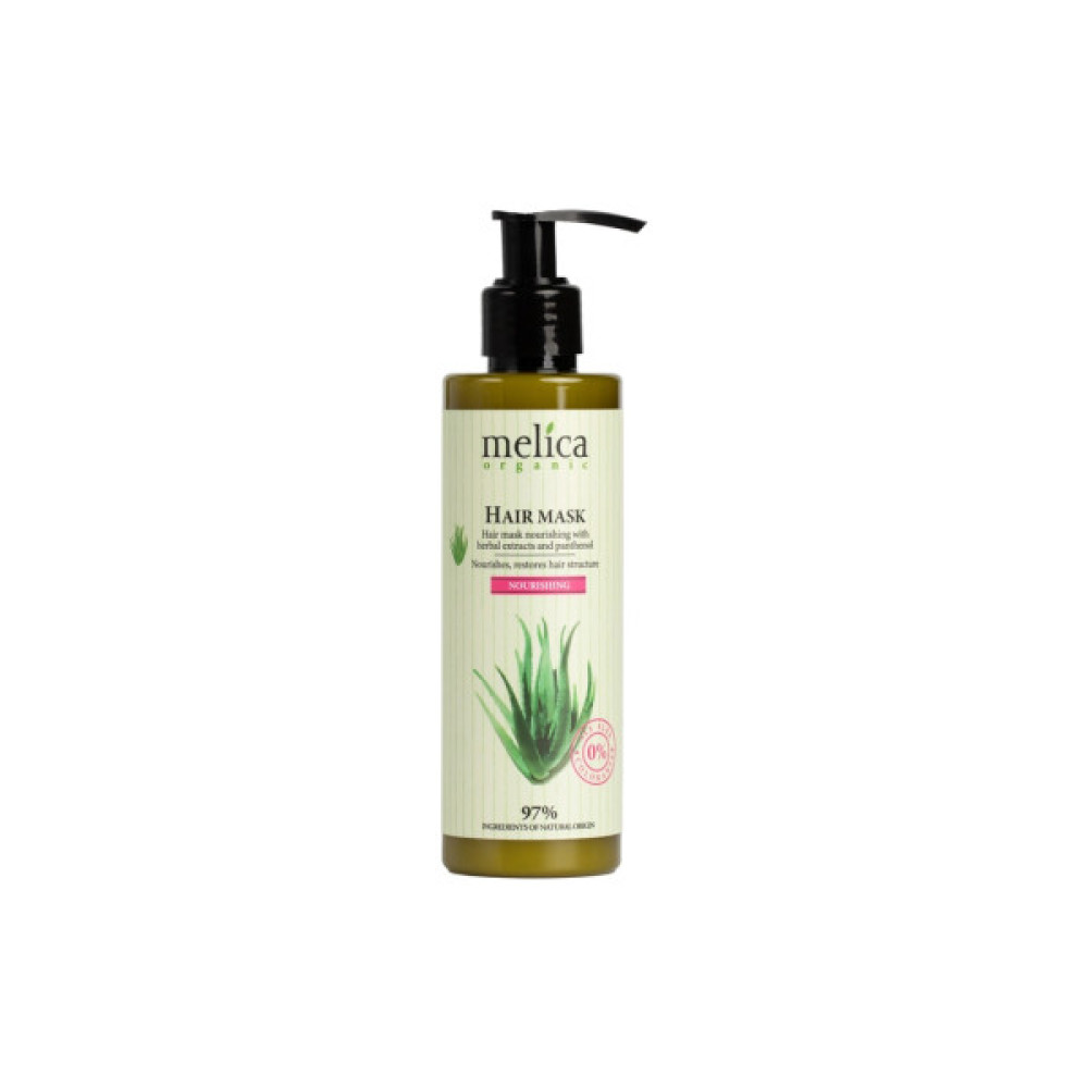 Маска для волосся Melica Organic Nourishing Hair Mask З рослинними екстрактами та пантенолом 200 мл (4770416004195)