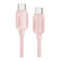Дата кабель USB-C to USB-C 1.0m 100W pink Essager (EXCTT1-WL04-P) Дата кабель USB-C to USB-C 1.0m 100W pink Essager (EXCTT1-WL04-P)