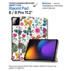Чохол до планшета BeCover Smart Case Xiaomi Pad 8 / 8 Pro 11.2" Butterfly (714582)