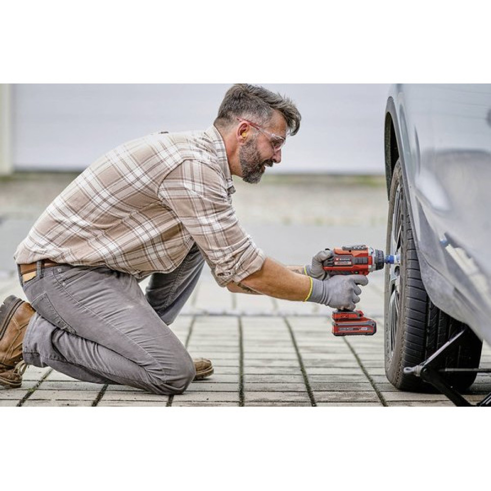 Гайковерт ударний акумуляторний Einhell Professional IMPAXXO 18/400 - Solo PXC 18В 400Нм 2100-3300об/хв 2кг без АКБ та ЗП