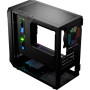 Корпус для ПК Logic concept PORTOS MESH+GLASS ARGB fans 3x120mm BLACK (AM-PORTOS-10-0000000-0002)