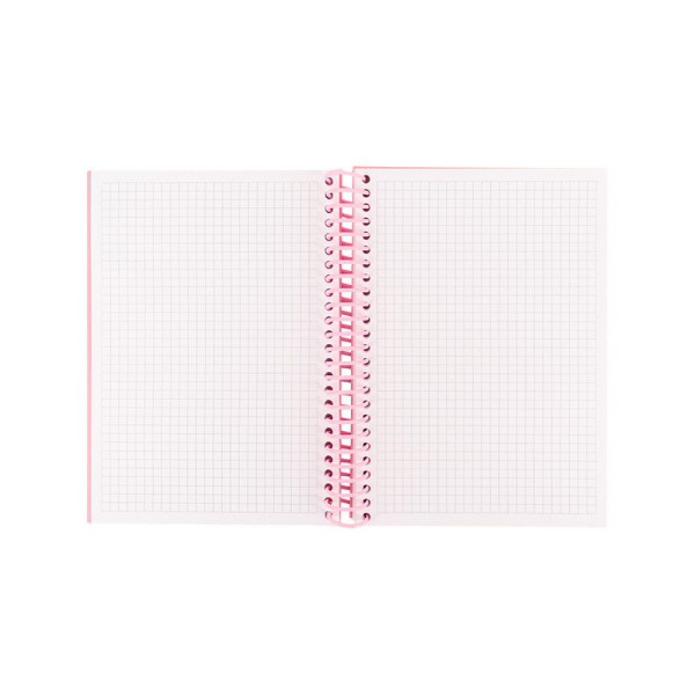 Блокнот Axent на спіралі А5 120 аркушів, клітинка, тверда обкладинка, Possible (8464-1-A)