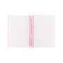 Блокнот Axent на спіралі А5 120 аркушів, клітинка, тверда обкладинка, Possible (8464-1-A)