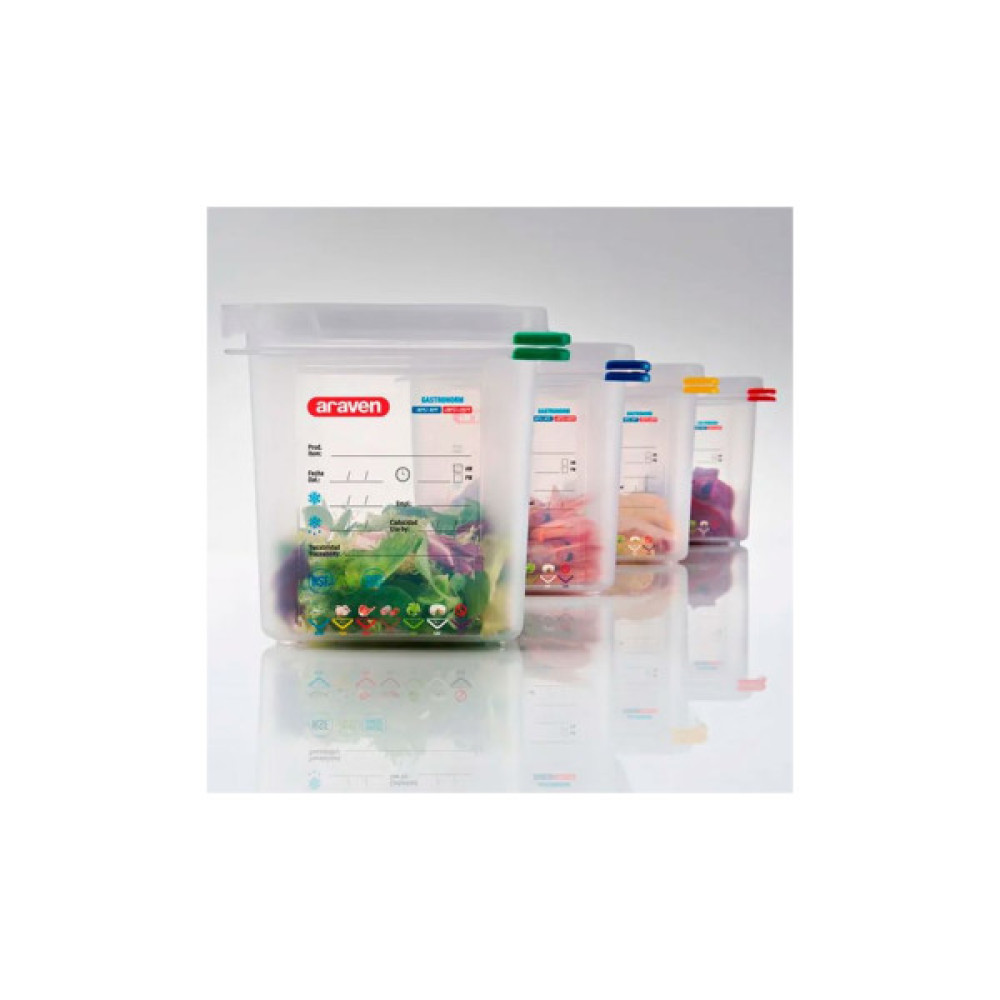 Харчовий контейнер Araven з кришкою GN 1/2 h-6,5 см 3,8 л (03032)