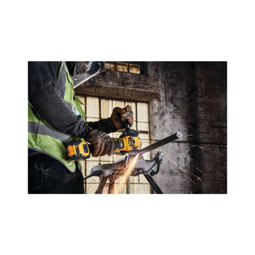 Шліфувальна машина DeWALT 18В XR Li-lon 6Ah, 125 мм, 3000-9000об/хв (DCG409VST1)