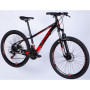 Велосипед Space 24" MERCURY DD FR рама-11" AL 2026 чорно-червоний (OPS-SP-24-065)