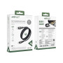 Дата кабель USB-C to USB-C 1.2m 60W 3A nylon black Acefast (6974316280217)