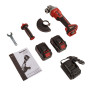 Шліфувальна машина Vitals Master, ALs 18125c BL Kit+, 125мм, 18V, 2x4Ah, 7300об/хв, кейс, 2.55кг (235328)
