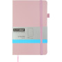 Книга записна Buromax Etalon 125x195 мм 96 аркушів в точку обкладинка зі штучної шкіри Рожева (BM.291360-10) Книга записна Buromax Etalon 125x195 мм 96 аркушів в точку обкладинка зі штучної шкіри Рожева (BM.291360-10)