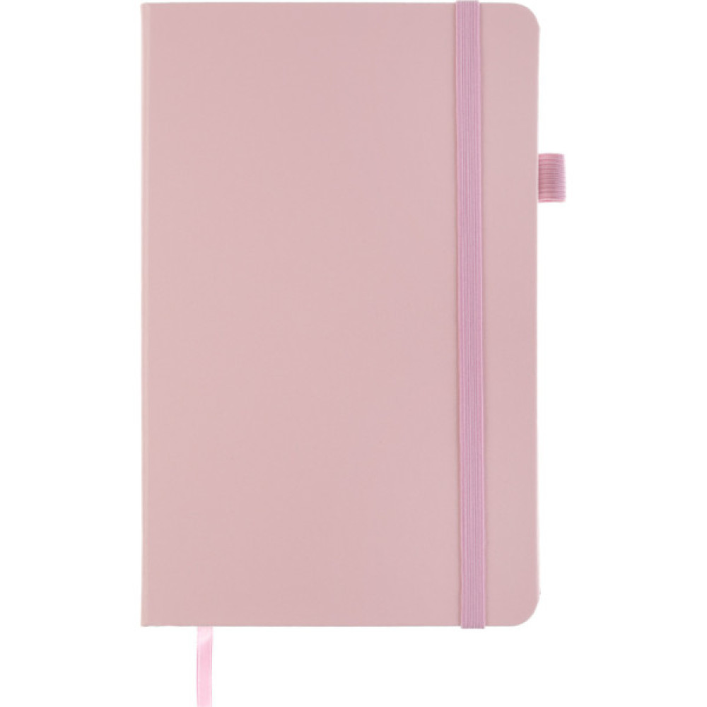 Книга записна Buromax Etalon 125x195 мм 96 аркушів в точку обкладинка зі штучної шкіри Рожева (BM.291360-10)