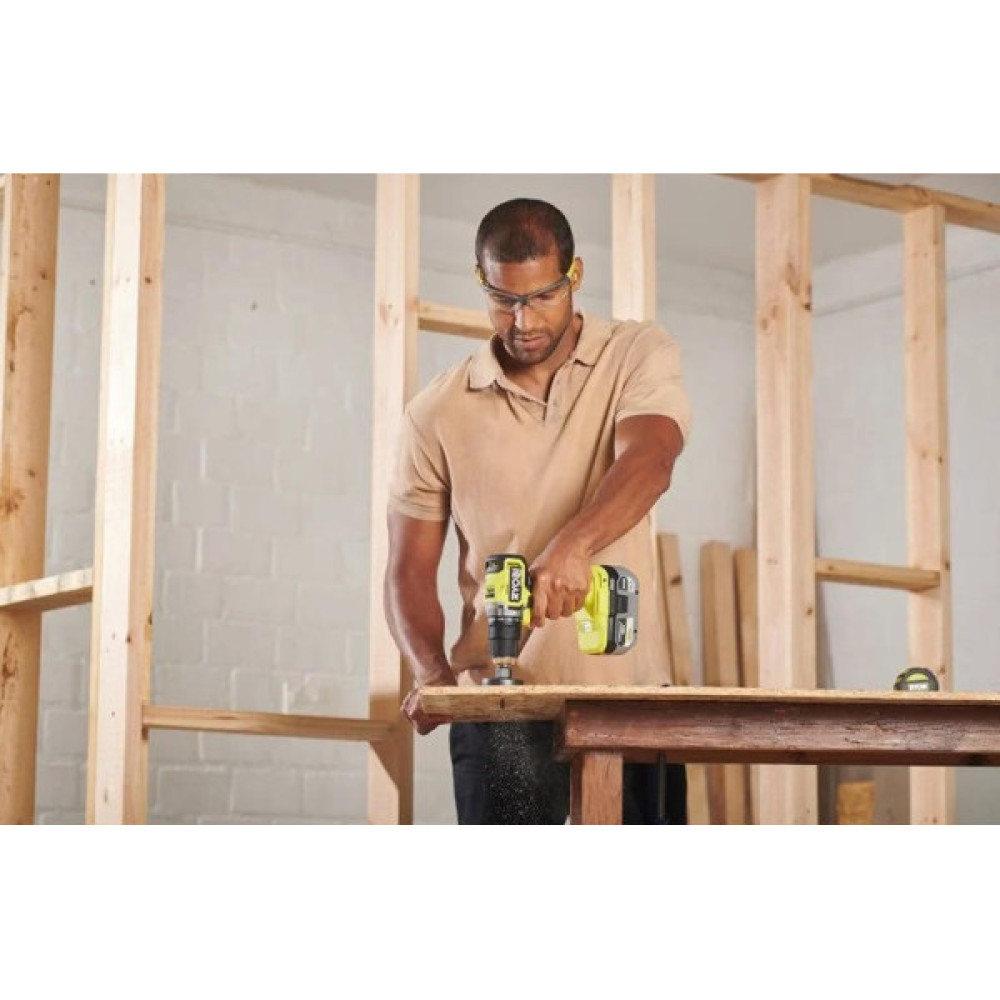 Шурупокрут-дриль акумуляторний Ryobi ONE+ HP RPD18C1-1C20G 18В 1х2А·год ЗП 60Нм 450·1700об/хв 0.95кг сумка