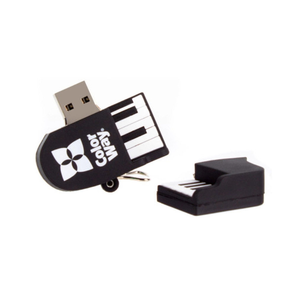 USB флеш накопичувач ColorWay Piano 64 GB 3.0 Black (CW-USBPO64)