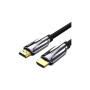 Кабель мультимедійний HDMI M to HDMI M 1.5m V2.1 8K60Hz braided black Vention (AALBG)