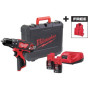 Шурупокрут-дриль акумуляторний Milwaukee M12 BPD-202C 12В 2х2А·год 30Нм 0·1500об·хв ЗП C12C жилет кейс 1.2кг