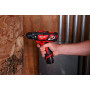 Шурупокрут-дриль акумуляторний Milwaukee M12 BPD-202C 12В 2х2А·год 30Нм 0·1500об·хв ЗП C12C жилет кейс 1.2кг